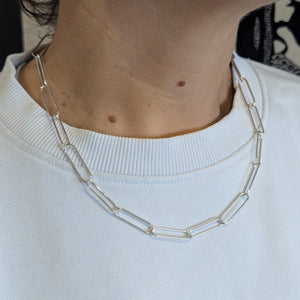Sterling silver paper clip chain number 2