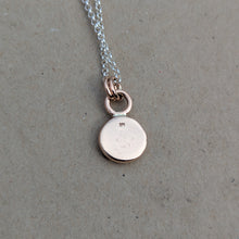 Load image into Gallery viewer, 9ct rose gold squashed blob pendant
