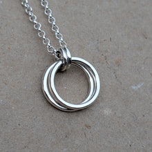 Load image into Gallery viewer, Sterling silver rings pendant