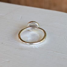 Load image into Gallery viewer, Sterling silver blob stacking ring size S