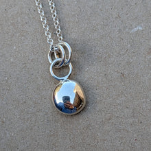 Load image into Gallery viewer, Sterling silver blob pendant - number 2