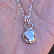 Load image into Gallery viewer, Sterling silver blob pendant - number 2