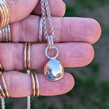 Load image into Gallery viewer, Sterling silver blob pendant - number 2