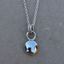 Load image into Gallery viewer, Sterling silver blob pendant