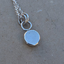 Load image into Gallery viewer, Sterling silver blob pendant