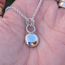 Load image into Gallery viewer, Sterling silver blob pendant