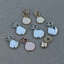 Load image into Gallery viewer, Sterling silver large squashed blob pendant (number 2)