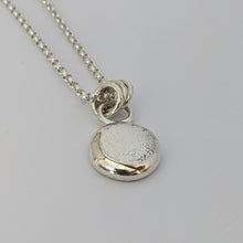 Load image into Gallery viewer, Sterling silver large squashed blob pendant (number 1)