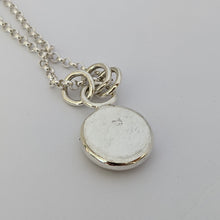 Load image into Gallery viewer, Sterling silver large squashed blob pendant (number 1)