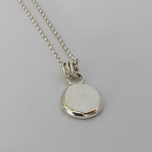 Load image into Gallery viewer, Sterling silver large squashed blob pendant (number 2)