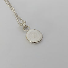 Load image into Gallery viewer, Sterling silver large squashed blob pendant (number 2)