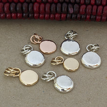 Load image into Gallery viewer, Sterling silver large squashed blob pendant (number 2)