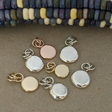 Load image into Gallery viewer, 9ct rose gold large squashed blob pendant