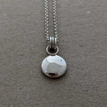 Load image into Gallery viewer, Sterling silver large blob pendant (number 1)