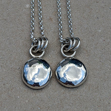 Load image into Gallery viewer, Sterling silver large blob pendant (number 2)