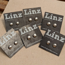 Load image into Gallery viewer, Sterling silver Blob studs - large