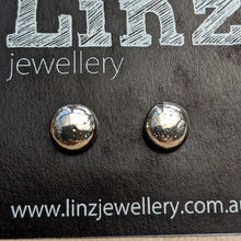 Load image into Gallery viewer, Sterling silver Blob studs - large