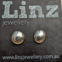 Load image into Gallery viewer, Sterling silver Blob studs - large