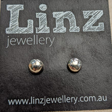 Load image into Gallery viewer, Sterling silver Blob studs - small