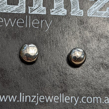 Load image into Gallery viewer, Sterling silver Blob studs - small