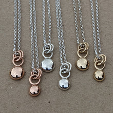 Load image into Gallery viewer, Sterling silver blob pendant