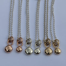 Load image into Gallery viewer, Custom listing for Trish - 9ct rose gold small blob pendant