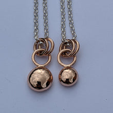 Load image into Gallery viewer, Custom listing for Trish - 9ct rose gold small blob pendant