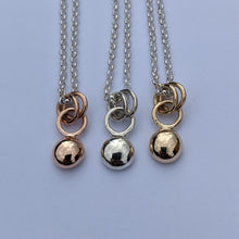 Load image into Gallery viewer, Sterling silver small blob pendant