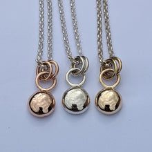 Load image into Gallery viewer, Custom listing for Trish - 9ct rose gold small blob pendant