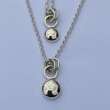 Load image into Gallery viewer, Sterling silver small blob pendant