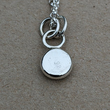 Load image into Gallery viewer, Sterling silver blob pendant