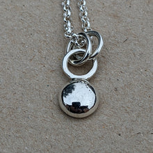 Load image into Gallery viewer, Sterling silver small blob pendant