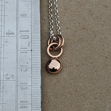 Load image into Gallery viewer, Custom listing for Trish - 9ct rose gold small blob pendant