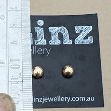 Load image into Gallery viewer, 9ct yellow gold blob studs