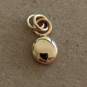 9ct yellow gold blob pendant - Number 3