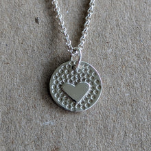Load image into Gallery viewer, Sterling Silver heart pendant