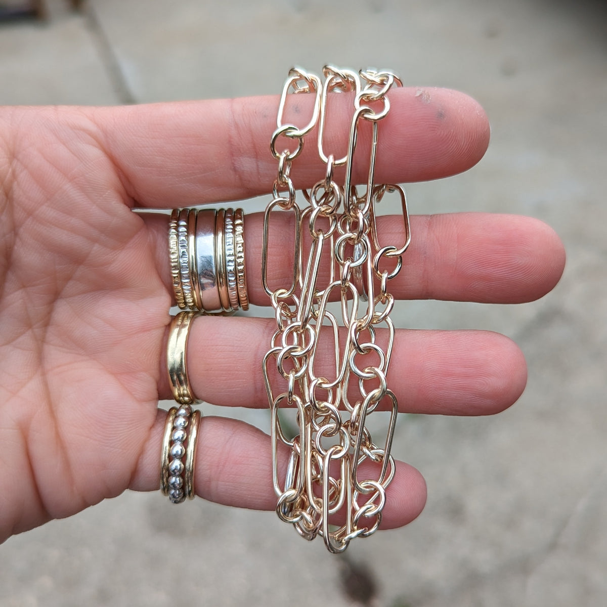 Solid 9ct yellow gold necklace – Linz Jewellery