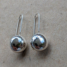 Load image into Gallery viewer, Sterling silver blob dangle earrings - number 2