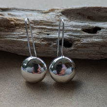Load image into Gallery viewer, Sterling silver blob dangle earrings - number 2