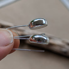 Load image into Gallery viewer, Sterling silver blob dangle earrings - number 2