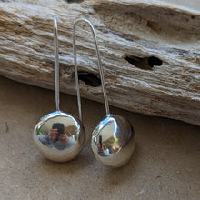 Load image into Gallery viewer, Sterling silver blob dangle earrings - number 3