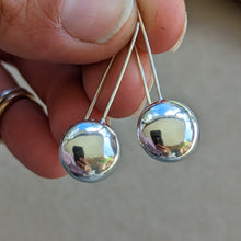 Load image into Gallery viewer, Sterling silver blob dangle earrings - number 3