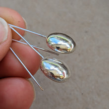 Load image into Gallery viewer, Sterling silver blob dangle earrings - number 3