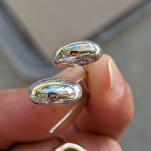 Load image into Gallery viewer, Sterling silver blob dangle earrings - number 3