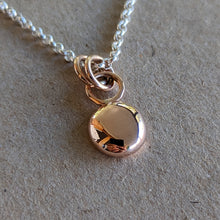 Load image into Gallery viewer, 9ct rose gold blob pendant - Number 2