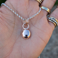 Load image into Gallery viewer, 9ct rose gold blob pendant - Number 2