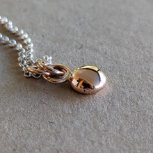 Load image into Gallery viewer, 9ct rose gold blob pendant - Number 3