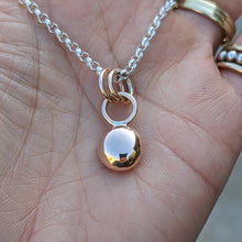 Load image into Gallery viewer, 9ct rose gold blob pendant - Number 3