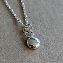 Load image into Gallery viewer, Sterling silver blob pendant - Number 2