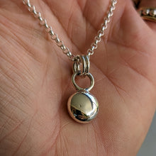 Load image into Gallery viewer, Sterling silver blob pendant - Number 3